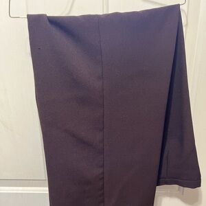 R&K womens Straight-Leg Dress Pants - Deep Brown size 16
